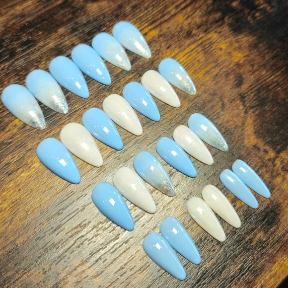 Custom Handcrafted Press On Set - Medium Almond - NWOT